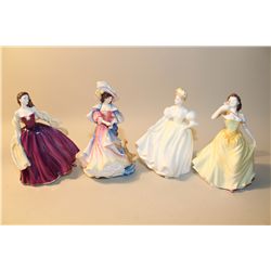 LOT OF 4 ROYAL DOULTON HN4152 MADELINE, HN3498 NATALIE, HN3708 KATHERINE AND HN4234