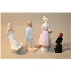 Image 2 : LOT OF 4 ROYAL DOULTON HN3389 LOVING YOU, HN4465 LIGHTS OUT, HN2185 COLUMBINE AND URIAH HEEP
