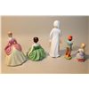Image 2 : LOT OF 5 FRANCESCA CHINA FIGURINES INCL. OLIVIA, MAY, WILLIAM, JOANNE AND JANE