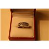 Image 1 : LADIES 14KT WHITE GOLD DIAMOND SET ANNIVERSARY OR WEDDING RING CHANNEL SET WITH 5 ROUND BRILLIANT