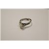 Image 1 : LADIES 14KT. WHITE GOLD DIAMOND SET ENGAGEMENT/DRESS RING SET WITH 11 ROUND BRILLIANT CUT  AND
