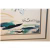 Image 2 : VAL SEWELL, WATERCOLOUR,  "DUCKS" SIGNED LOWER RIGHT 10 1/2" X 29 1/2"