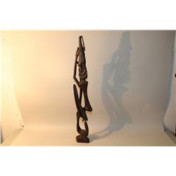 MAKONDE (TANZANIA) CARVED EBONY 33  HIGH