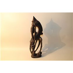 MAKONDE (TANZANIA) CARVED EBONY 24  HIGH