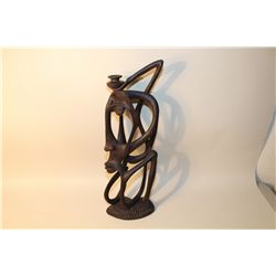 MAKONDE (TANZANIA) CARVED EBONY 22  HIGH