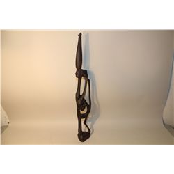 MAKONDE (TANZANIA) CARVED EBONY 30" HIGH