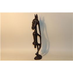 MAKONDE (TANZANIA) CARVED EBONY 20" HIGH