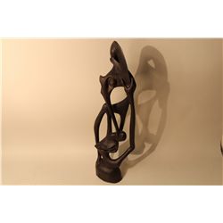 MAKONDE (TANZANIA) CARVED EBONY 24" HIGH