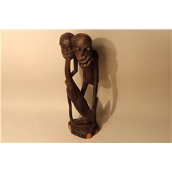 MAKONDE (TANZANIA) CARVED EBONY 20" HIGH