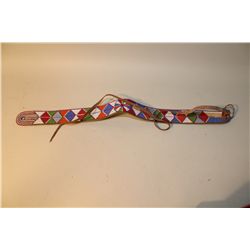 MASAI TRIBAL BEADED LEATHER BELT