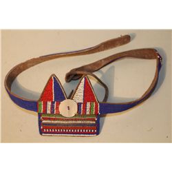 MASAI TRIBAL BEADED LEATHER BELT