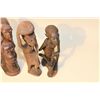 Image 2 : LOT OF 6 MAKONDE (TANZANIA) CARVED EBONY SCULPTURES