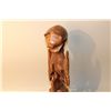 Image 3 : PAPAU NEW GUINEA PIG MAN CARVING 20" HIGH. DOUBLE-FACED FIGURE SURMOUNTED BY PIG, SYMBOL OF WEALTH