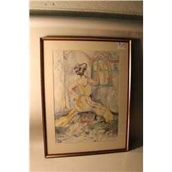 LINDA NOVIK, WATERCOLOUR, SIGNED LOWER RIGHT