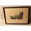 Image 1 : FRAMED LITHOGRAPH, BLOCK SIGNED LOWER RIGHT "WHISTLER"