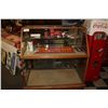 Image 1 : OAK CANADIANA DISPLAY CASE WITH GLASS SHELVES