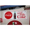 Image 1 : 1960'S THINGS GO BETTER WITH COKE, TIN SIGN NOS