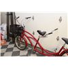 Image 1 : HEAVY DUTY BICYCLE BUILT FOR 2, WITH SCHWINN SEATS WITH WORKING BELL