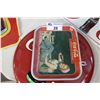 Image 1 : 1940'S COCA-COLA TRAY, GIRL ON THE DOCK