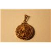 Image 1 : YELLOW GOLD PLATED AND 22KT YELLOW NATURAL PLACER GOLD NUGGET PENDANT CONSISTING IF A COLLECTION OF