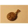 Image 3 : YELLOW GOLD PLATED AND 22KT YELLOW NATURAL PLACER GOLD NUGGET PENDANT CONSISTING IF A COLLECTION OF