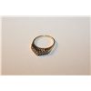 Image 1 : LADIES 14KT YELLOW GOLD AND WHITE GOLD DIAMOND SET DRESS/ANNIVERSARY RING.  CLAW SET WITH A TOTAL