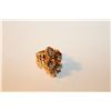 Image 1 : LADIES 14KT YELLOW GOLD AND WHITE GOLD CUSTOM MADE DIAMOND SET DRESS RING CLAW SET  IN WHITE GOLD