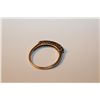 Image 2 : LADIES 14KT YELLOW GOLD & WHITE GOLD DIAMOND SET WEDDING/ANNIVERSARY RING.  SET WITH A TOTAL OF 9