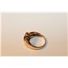Image 2 : LADIES 14 KT. YELLOW GOLD NATURAL AMETHYST & DIAMOND SET DRESS RING SET WITH  12 ROUND BRILLIANT