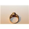 Image 3 : LADIES 14 KT. YELLOW GOLD NATURAL AMETHYST & DIAMOND SET DRESS RING SET WITH  12 ROUND BRILLIANT
