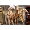 Image 2 : LARGE, HAND CARVED, TEAK HORSE