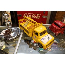 1950'S BUDDY L, VINTAGE TIN COCA-COLA TRUCK