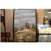 Image 1 : LARGE OIL ON CANVAS, SIGNED LOWER RIGHT