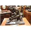 Image 1 : BRONZE NATIVE SCULPTURE