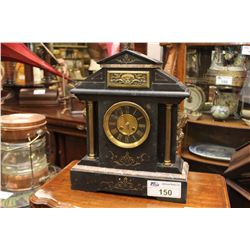 QUALITY VICTORIAN SLATE MANTLE CLOCK