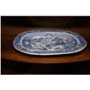 Image 1 : 1870'S LARGE BLUE WILLOW CHINA PLATTER