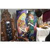 Image 1 : HAND PAINTED SCREEN BY JASMINE ALDIN