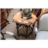 Image 1 : ORNATELY CARVED OCTAGONAL OCCASIONAL TABLE