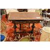 Image 1 : EARLY VICTORIAN ORNATELY CARVED, WRITING DESK 36" WIDE X 30" HIGH