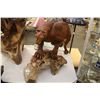 Image 1 : HAND CARVED SCULPTURE OF A COUGAR 54" X 32"
