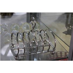 STERLING SILVER TOAST RACK