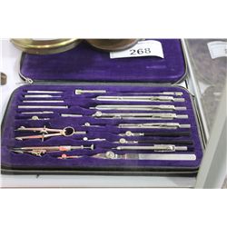 DRAFTING TOOLS WITH CASE