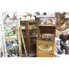 Image 1 : RARE TRIPLE CURVED, QUARTER SAWN MIRRORED BACK DISPLAY CABINET WITH CLAW FEET