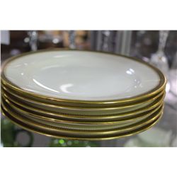 VICTORIAN SCUPLTURE AND 6 MINTON PLATES