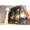 Image 1 : SET OF 4 ASIAN PANELS WITH STONE INLAY