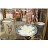 Image 1 : SHELF LOT OF ASSORTED CHINA AND GLASS