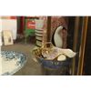 Image 2 : SHELF LOT OF ASSORTED CHINA AND GLASS
