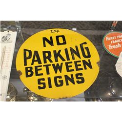 1940'S PARKING SIGN