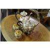Image 1 : 4 PIECE VICTORIAN SILVER PLATE TEA SERVICE