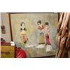 Image 1 : LARGE ASIAN PAINTING ON CANVAS